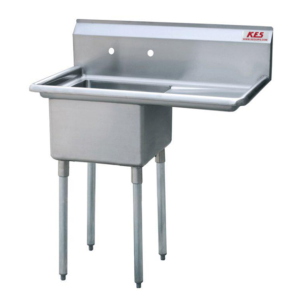 Inox Sink with one left tank