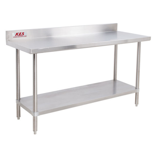 4 inch Backsplash work table