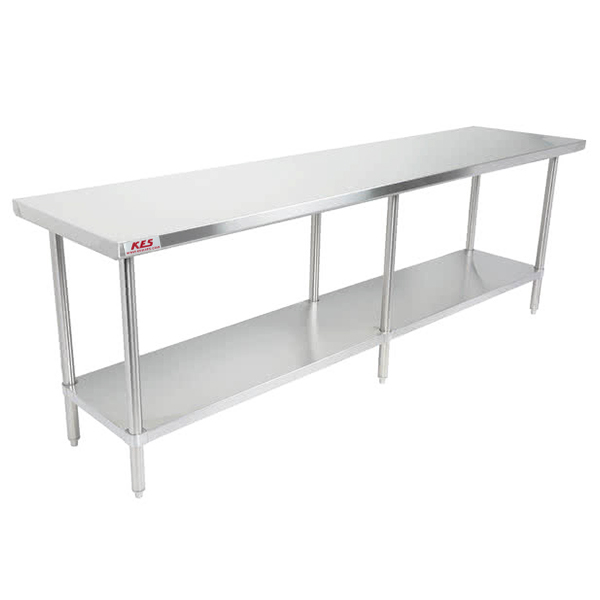 Flat Top Worktable 6 legs